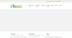 Desktop Screenshot of ineva.es